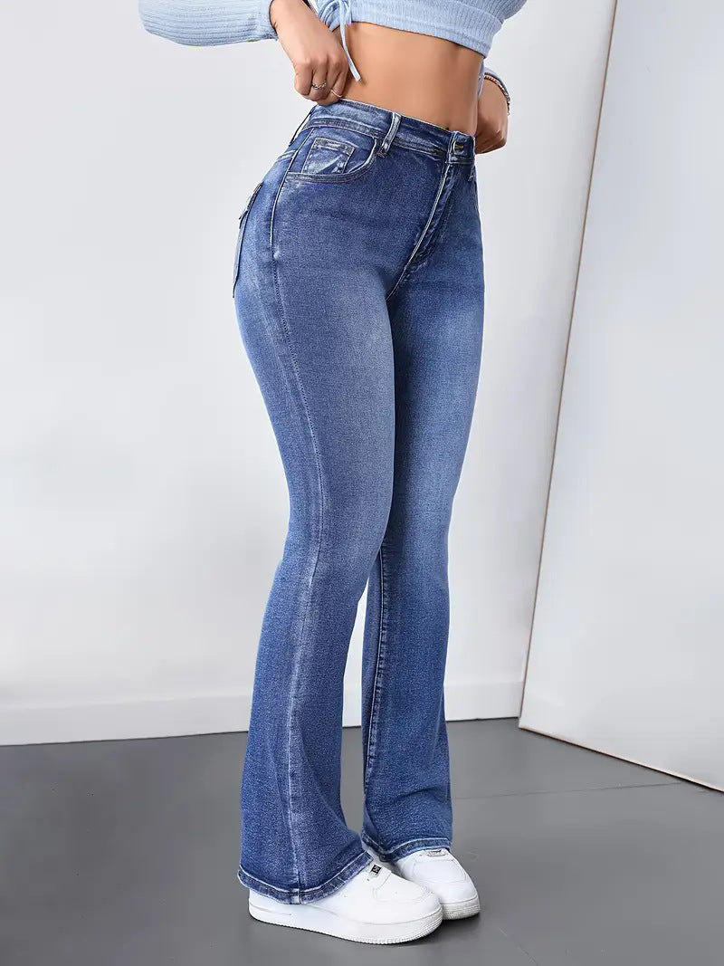 High-Fashion Slim Flared Pants (Figurbetonte Hose im High-Fashion-Style)