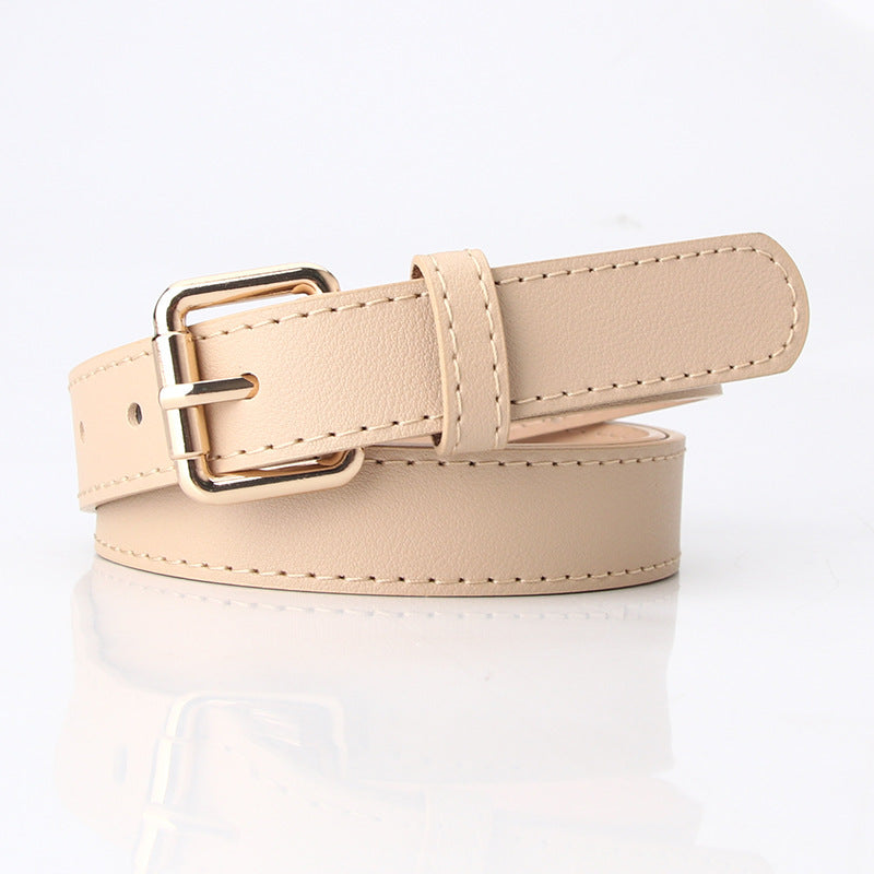 Women's Trendy PU Belt (Trendiger Damengürtel Mit Cleanem Look)