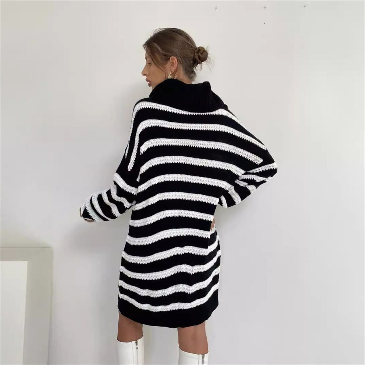 Striped Cool Wool Skirt (Gestreifter Cooler Woll-Rock)