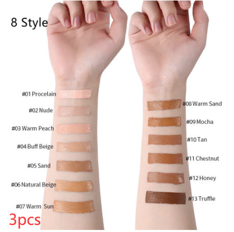 Liquid Foundation – Oil Control & Full-Cover Concealer (Flüssige Make-up-Foundation – Öl-Kontrolle & Concealer In Einem)