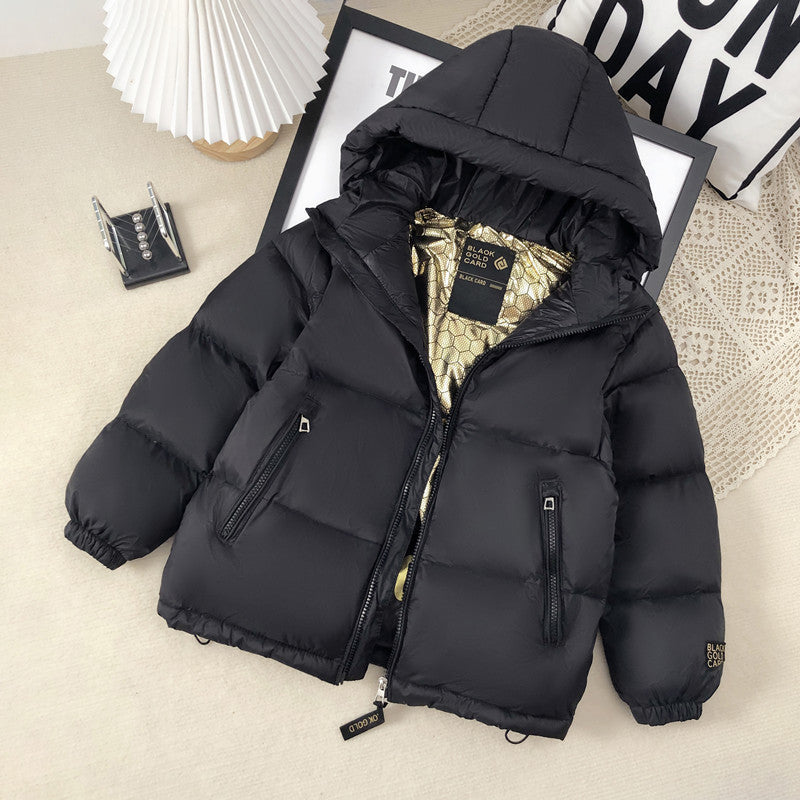 Children’s Jacket – Black Gold Fashion Style (Kinderjacken - Modischer Stil in Schwarz Gold)