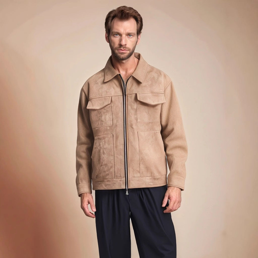Luxury Cargo Jip Jacket With Shearling Accents (Luxuriöse Cargo-Jacke - Amiri-Style)