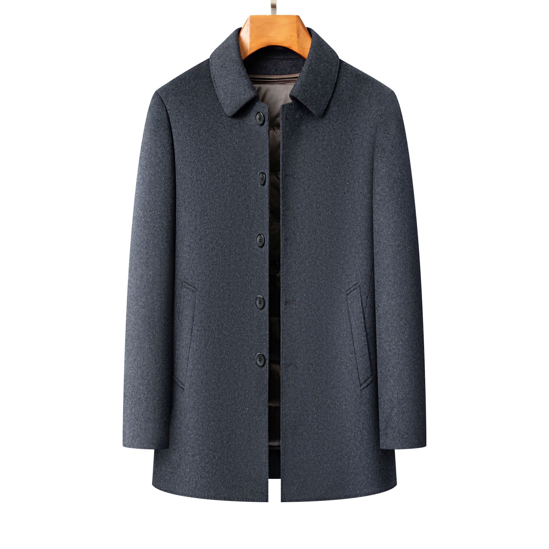 Timeless Wool Coat with Lapel Collar (Zeitloser Wollkragen mit Reverskragen)