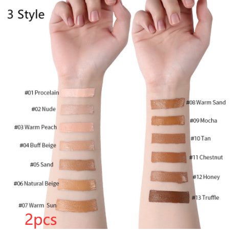 Liquid Foundation – Oil Control & Full-Cover Concealer (Flüssige Make-up-Foundation – Öl-Kontrolle & Concealer In Einem)