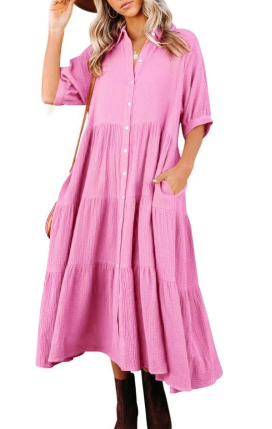 Timeless Button Dress (Elegantes Knopfkleid - Zeitlos & Modern)