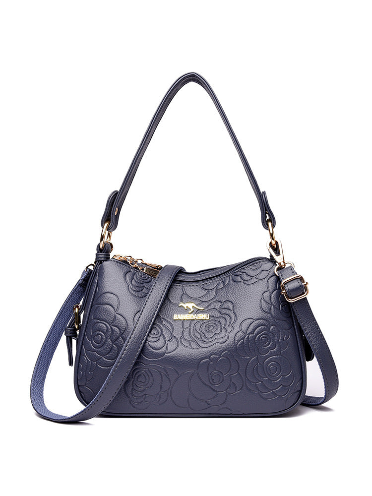 Elegant All-Round Leather Shoulder Bag (Elegante Damentasche aus Leder)