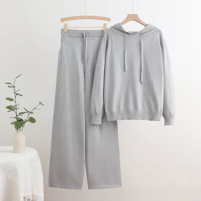 Elegant Sporty Knitted Two-piece Set (Elegantes Sportliches Strick-Set Im Zweiteiligen Design)