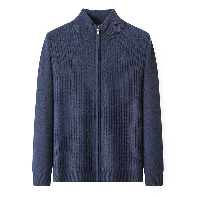 Stand Collar Knit Jacket (Strickjacke mit Stehkragen)