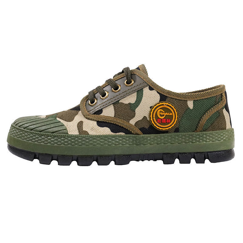 Men's Green Camouflage Sneakers (Herren-Sneaker im Grünen Camouflage-Design)