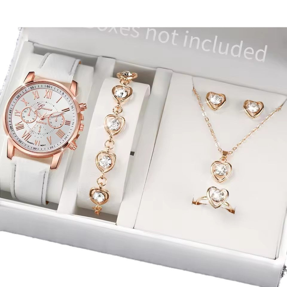 Exquisite Watch and Jewelry Gift Box (Edle Geschenkbox mit Uhr und Schmuck)