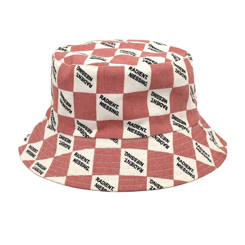 Fashion Plaid Print Fisher Hat (Modischer Fischerhut Mit Karomuster)