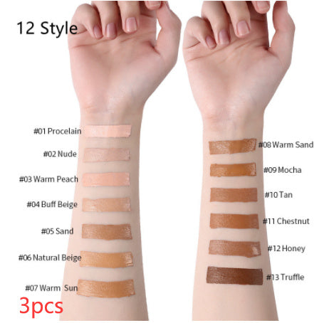 Liquid Foundation – Oil Control & Full-Cover Concealer (Flüssige Make-up-Foundation – Öl-Kontrolle & Concealer In Einem)