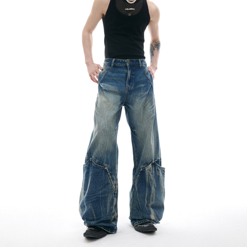 Fashionable Retro Jeans – Unique Vintage Style (Trendige Retro-Jeans - Einzigartiger Vintage-Style)