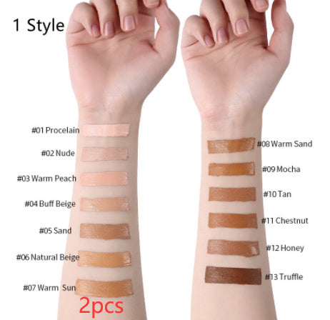 Liquid Foundation – Oil Control & Full-Cover Concealer (Flüssige Make-up-Foundation – Öl-Kontrolle & Concealer In Einem)