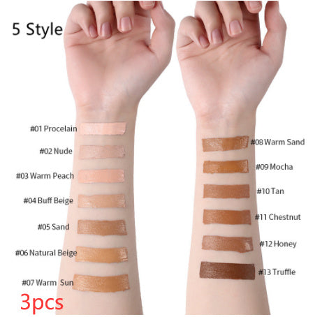 Liquid Foundation – Oil Control & Full-Cover Concealer (Flüssige Make-up-Foundation – Öl-Kontrolle & Concealer In Einem)