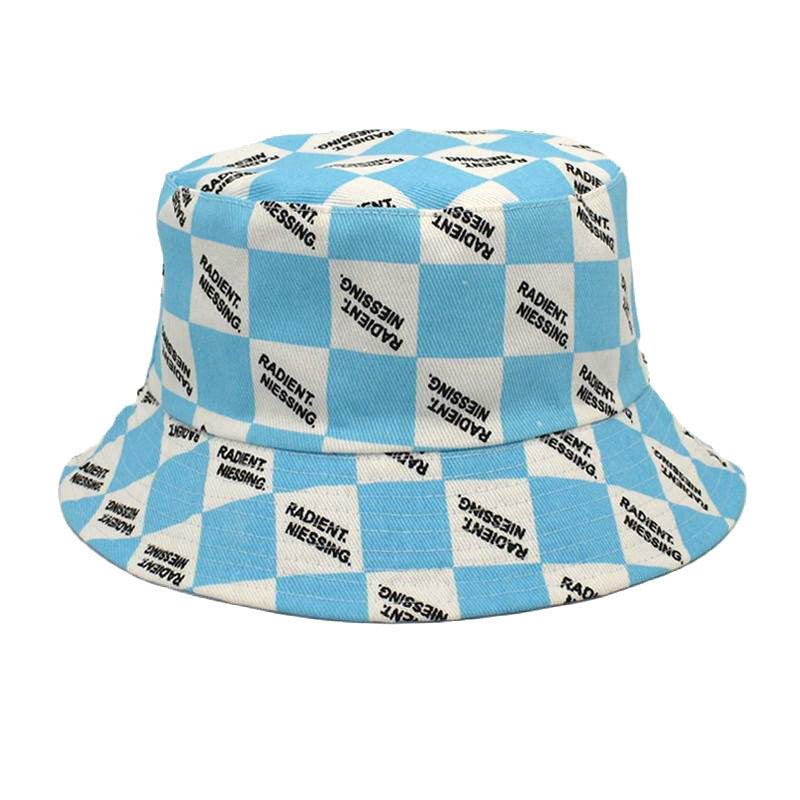 Fashion Plaid Print Fisher Hat (Modischer Fischerhut Mit Karomuster)