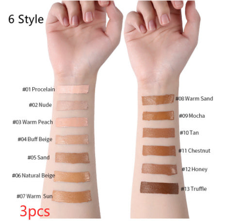 Liquid Foundation – Oil Control & Full-Cover Concealer (Flüssige Make-up-Foundation – Öl-Kontrolle & Concealer In Einem)
