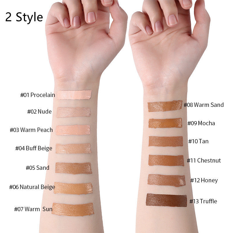 Liquid Foundation – Oil Control & Full-Cover Concealer (Flüssige Make-up-Foundation – Öl-Kontrolle & Concealer In Einem)