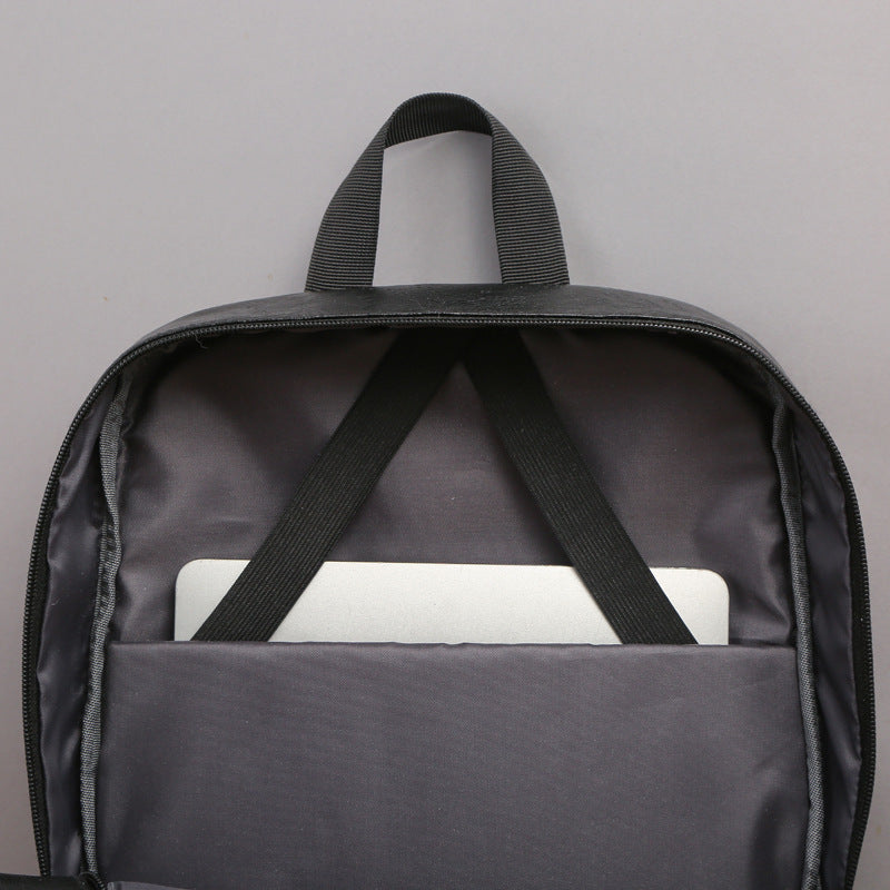 Classic Black Casual Backpack (Schwarzer Klassischer Rucksack)