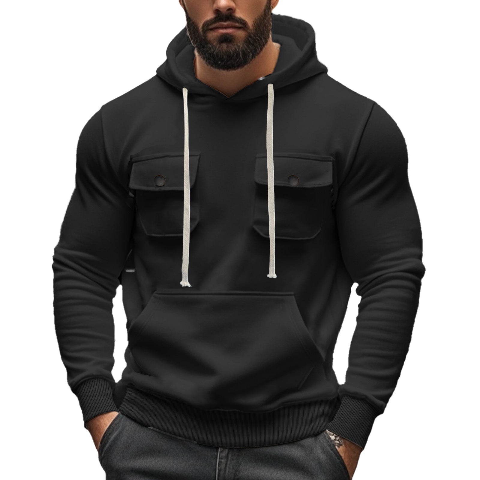 Good-looking Stylish Hooded Sweater (Gutaussehender Stylischer Kapuzenpullover)