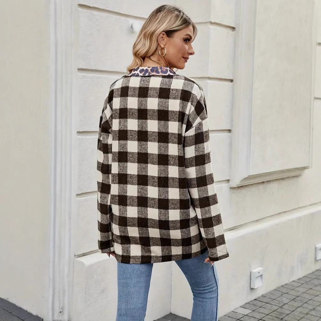 Street Style Patterned Shirt (Lässiges Lockeres Hemd für Frauen)