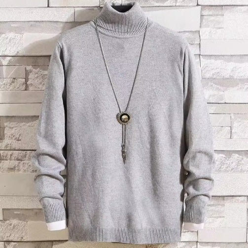 Luxury Mock Neck Knit (Luxuriöser Rollkragen-Pullover)