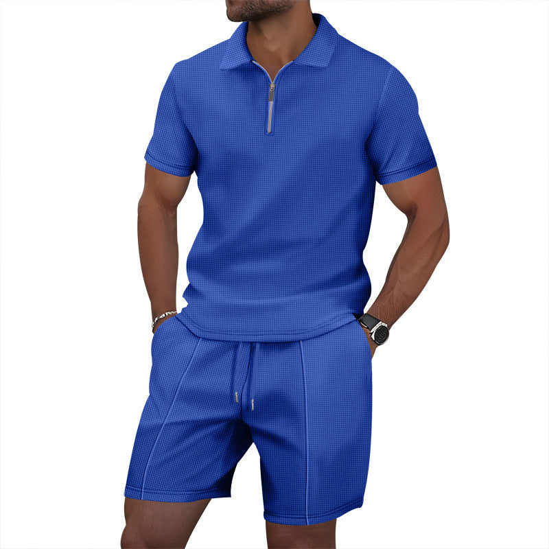Casual Shorts & Polo Tee Set