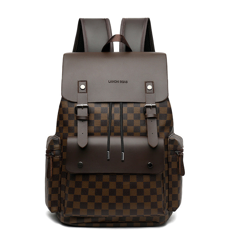 Stylish Plaid Backpack (Stylischer Karierter Rucksack)