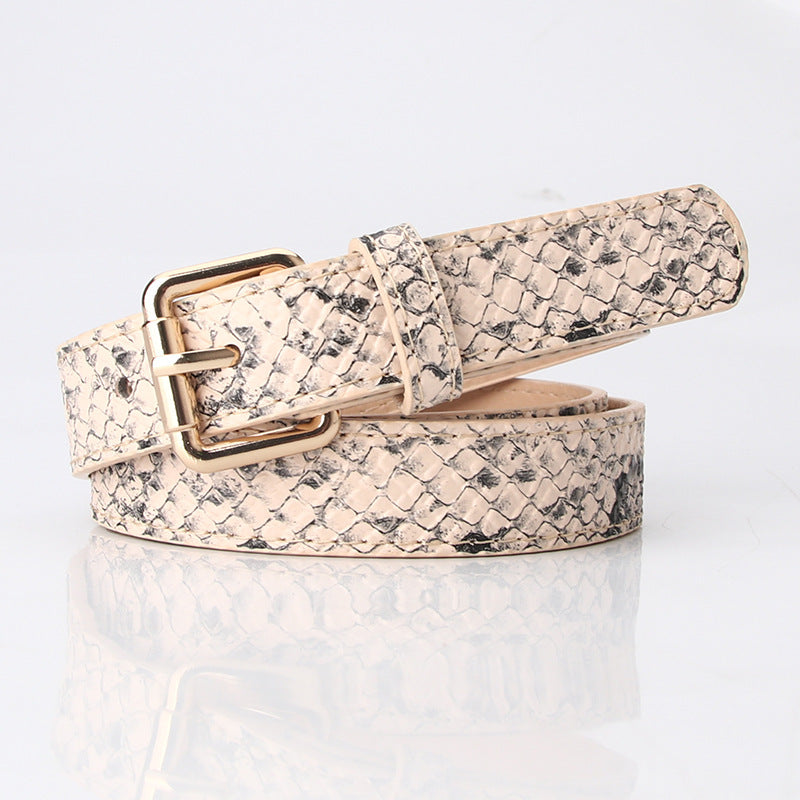 Women's Trendy PU Belt (Trendiger Damengürtel Mit Cleanem Look)