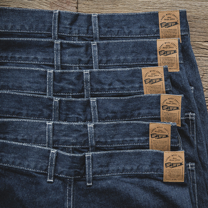 Relaxed Straight-Leg Jeans for Men