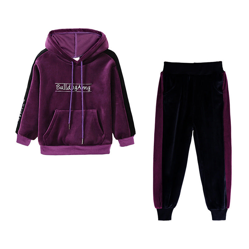 Girls’ Tracksuit – Long Sleeve Two-Piece (Mädchen-Trainingsanzug, Sweatshirt und Hose)