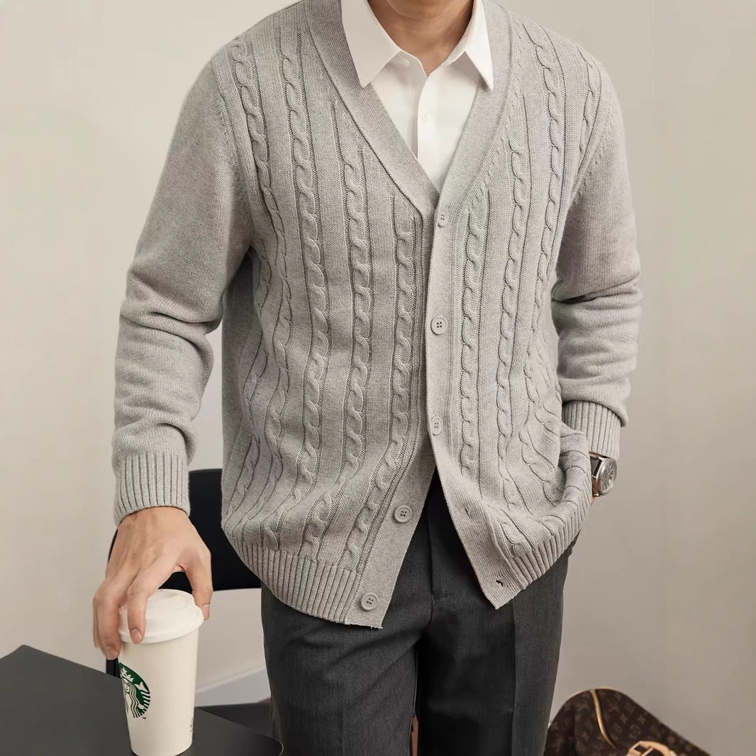 Long Sleeve Knit Cardigan (Langarm-Strickcardigan)