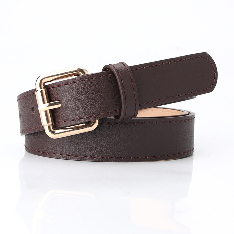 Women's Trendy PU Belt (Trendiger Damengürtel Mit Cleanem Look)