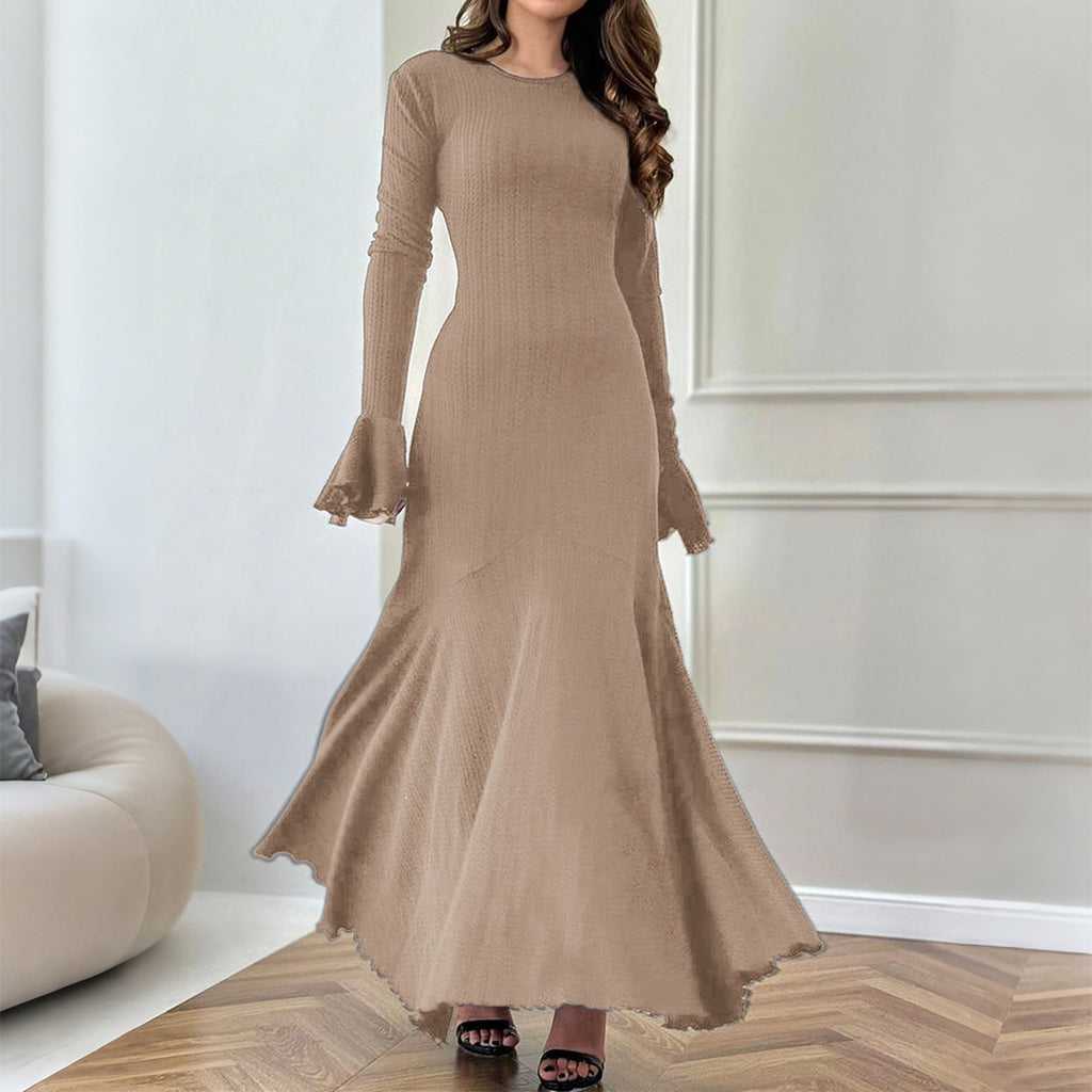 Chic Slim Fit Knit Dress (Stylisches figurbetontes Strickkleid)