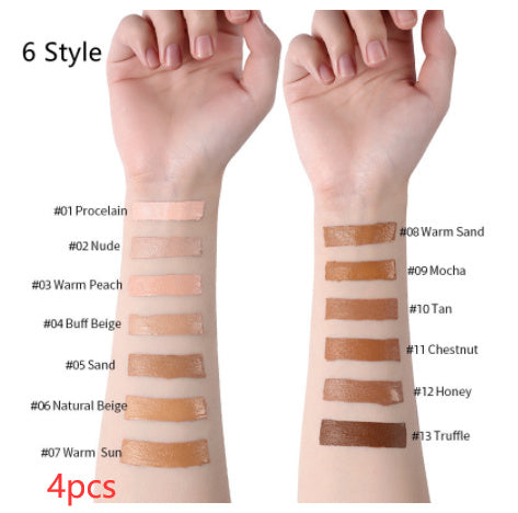 Liquid Foundation – Oil Control & Full-Cover Concealer (Flüssige Make-up-Foundation – Öl-Kontrolle & Concealer In Einem)