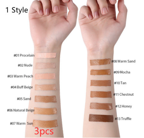 Liquid Foundation – Oil Control & Full-Cover Concealer (Flüssige Make-up-Foundation – Öl-Kontrolle & Concealer In Einem)