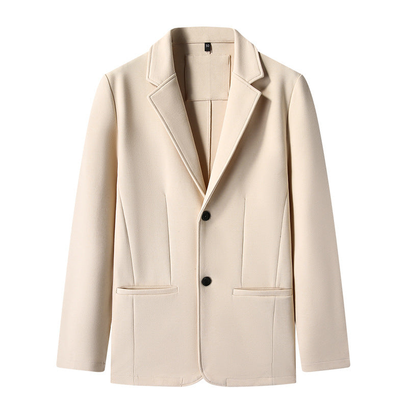 Solid Color Casual Blazer (Lässiger Einfarbiger Blazer)