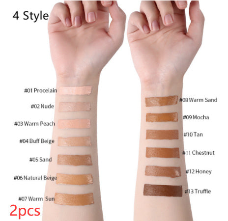 Liquid Foundation – Oil Control & Full-Cover Concealer (Flüssige Make-up-Foundation – Öl-Kontrolle & Concealer In Einem)