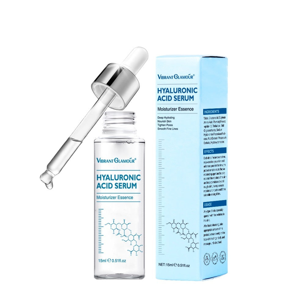 Hyaluronic Acid Face Serum & Moisturizing Cream – Anti-Aging & Pore-Minimizing (Hyaluronsäure Gesichtspflege-Set – Anti-Aging, Porenverfeinernd, Aufhellend & Feuchtigkeitsspendend)