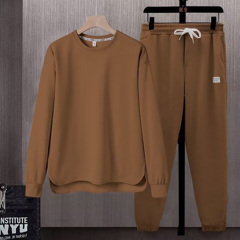 Fashionable Two-Piece Outfit – Long Sleeve & Trousers (Fashion-Outfit - Langarmtop & Hose)
