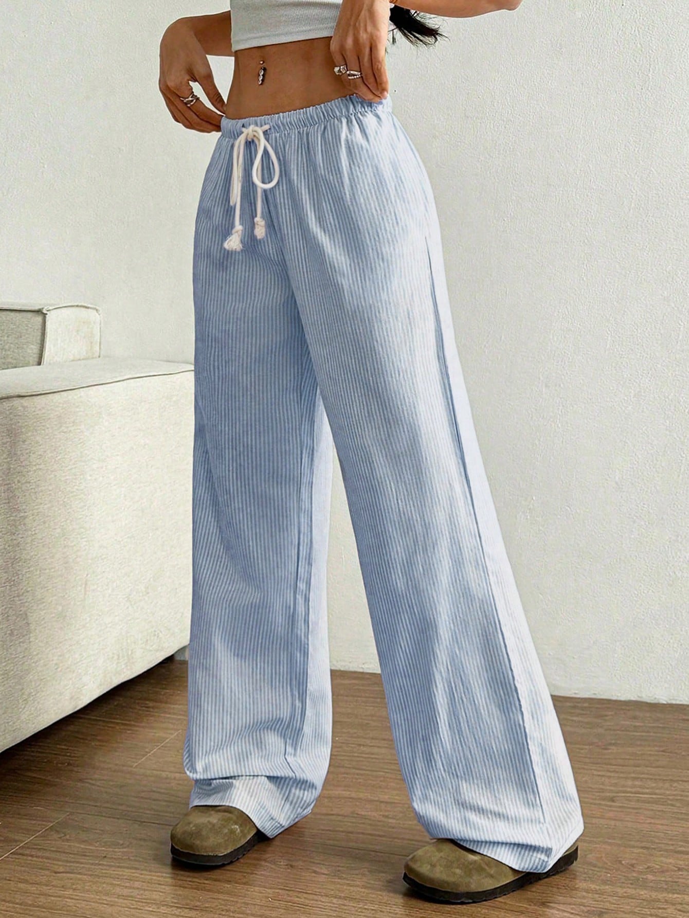 Striped Wide-leg Pants (Gestreifte Wide-Leg-Hose)
