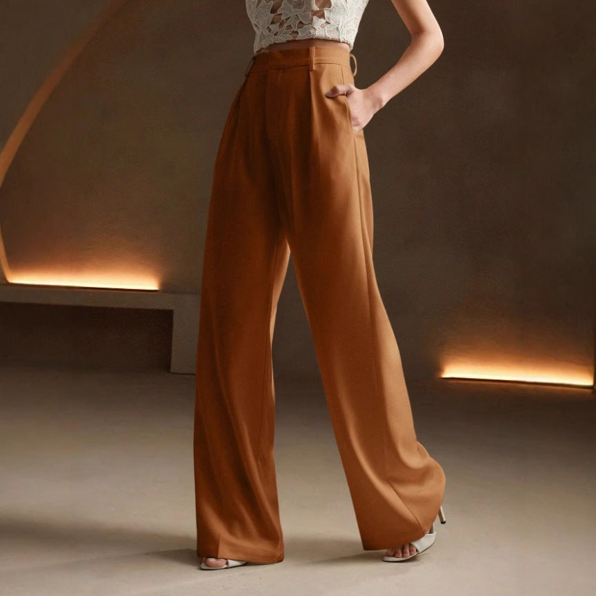 Classic Stylish High-Waist Trousers (Klassische Stylische Hose mit Hoher Taille)